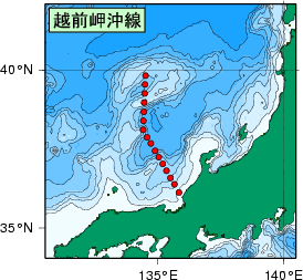 日本海測線図