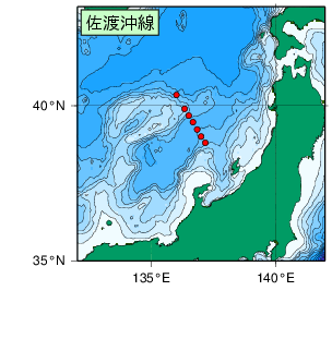 日本海測線図
