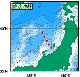 日本海測線図