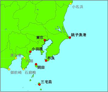 関東地方・伊豆諸島