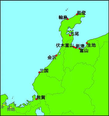 北陸地方西部