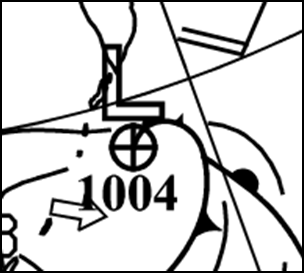 低気圧を説明するための図です