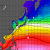 北西太平洋月平均海面水温平年値のイメージ