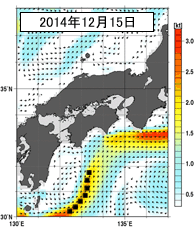 深さ50mの海流分布図