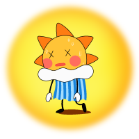 熱中症になったはれるん