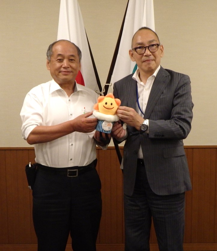 市長と気象台長