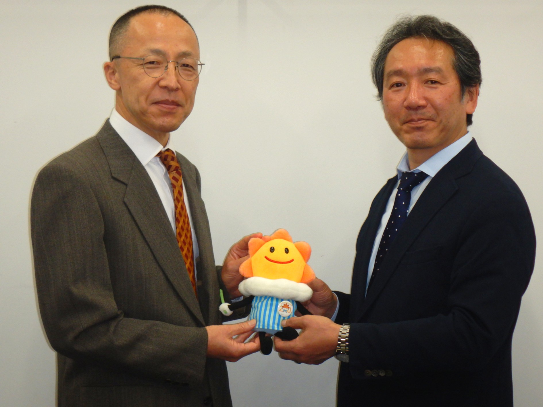 上山危機管理監と気象台長