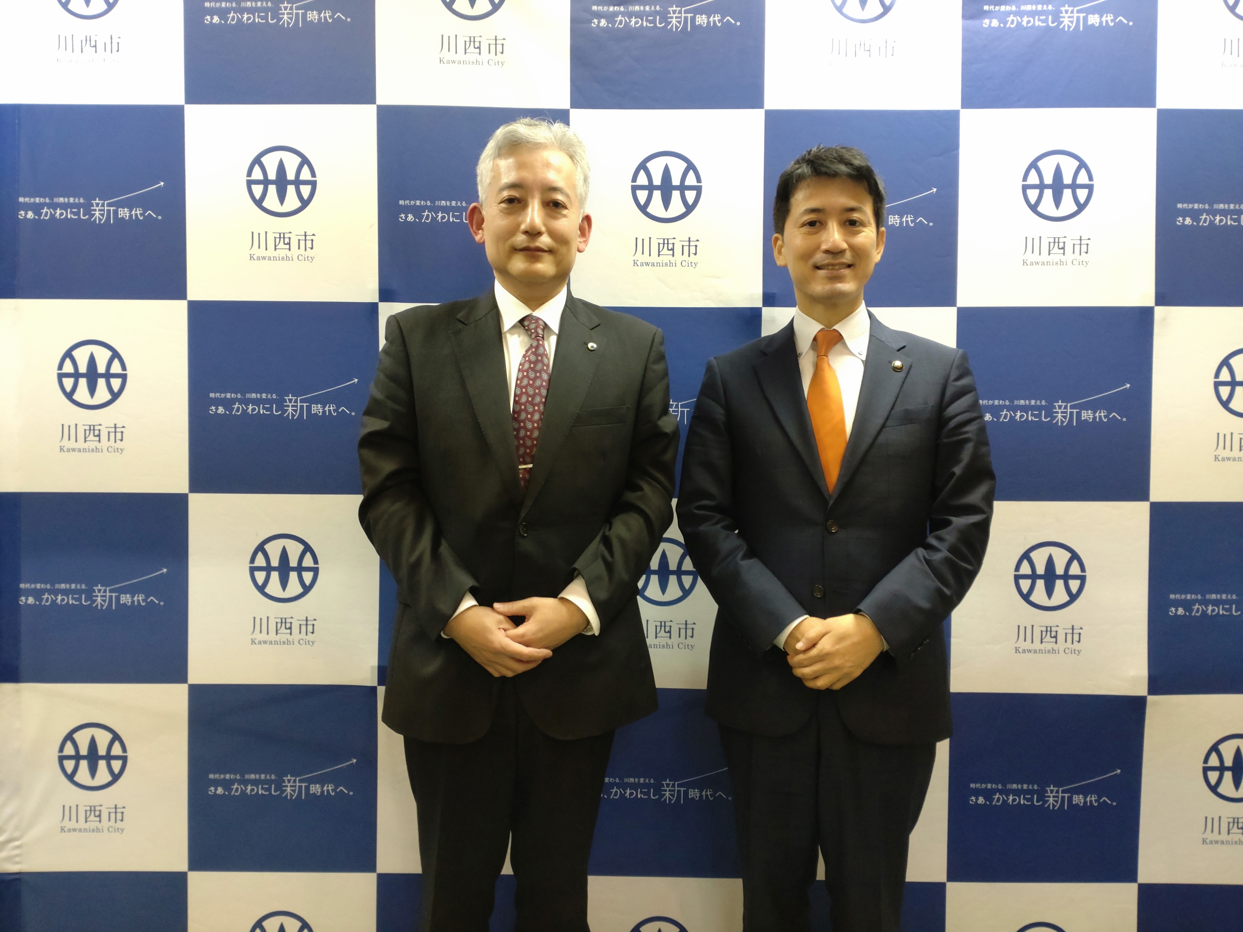 川西市長訪問
