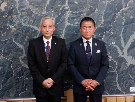 神河町長訪問