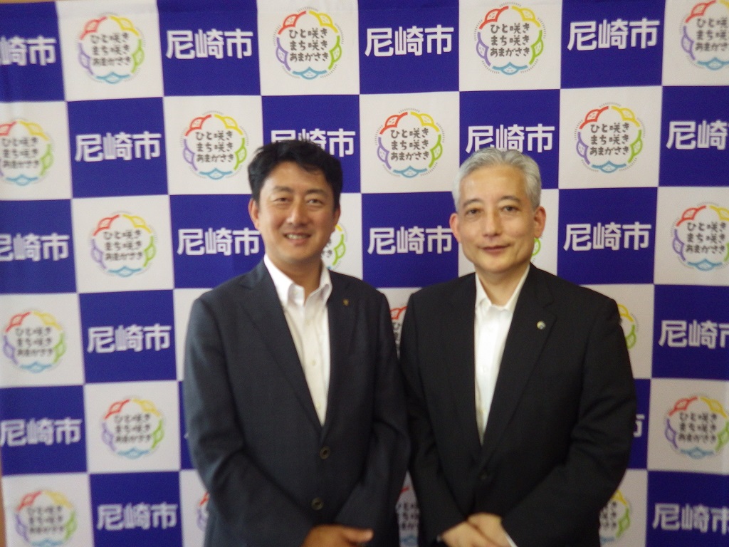 市長訪問 尼崎2