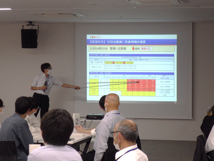 神戸市での気象防災ワークショップ2