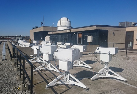 International comparison of UV observation equipment