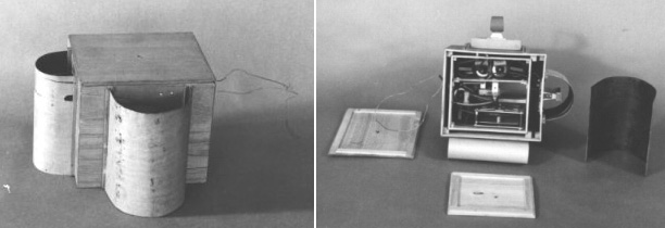 中央気象台1号型ラジオゾンデの写真