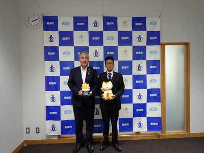 塚原町長との写真