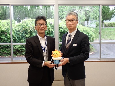 岩本町長との写真
