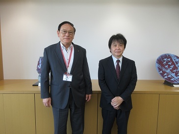 田中市長との写真