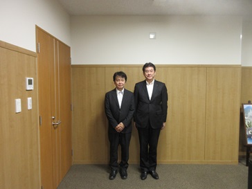 下森町長との写真