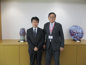 田中市長との写真