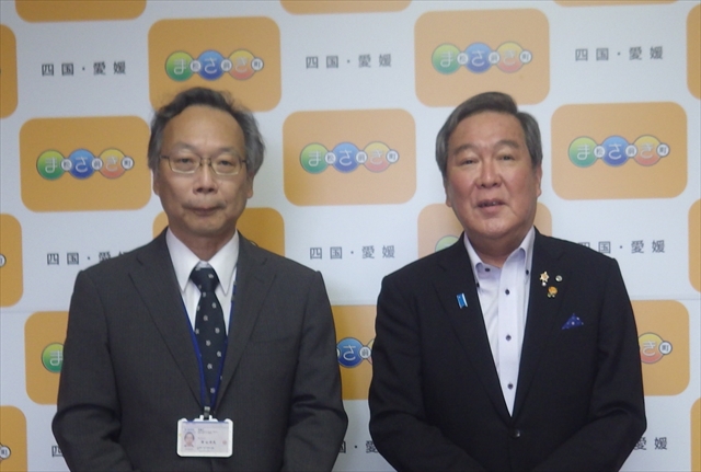 松前町長との会談写真