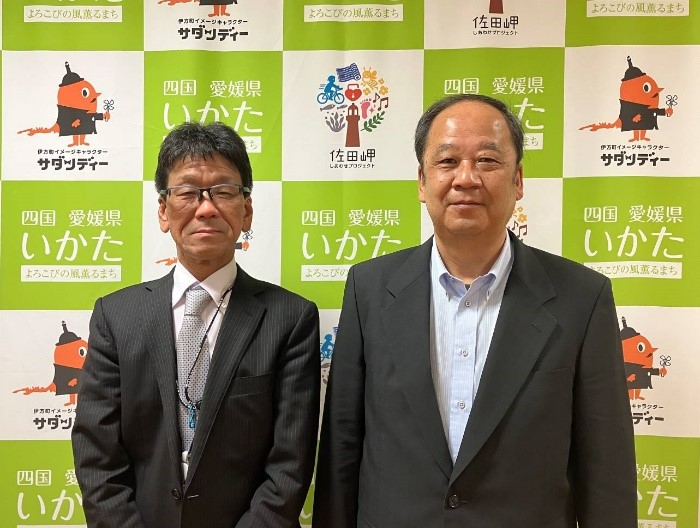 伊方町長との懇談写真