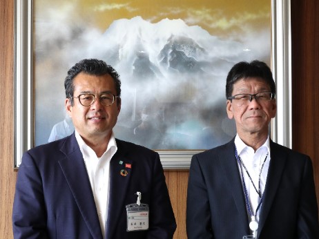 西条市長との懇談写真