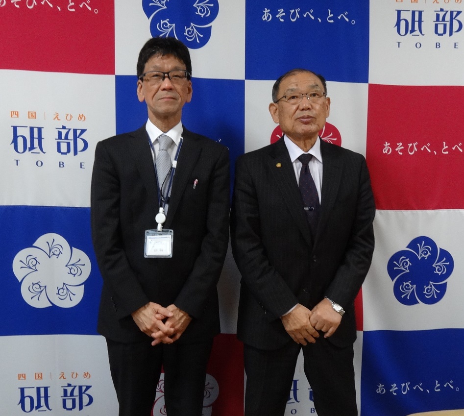 砥部町長との懇談写真