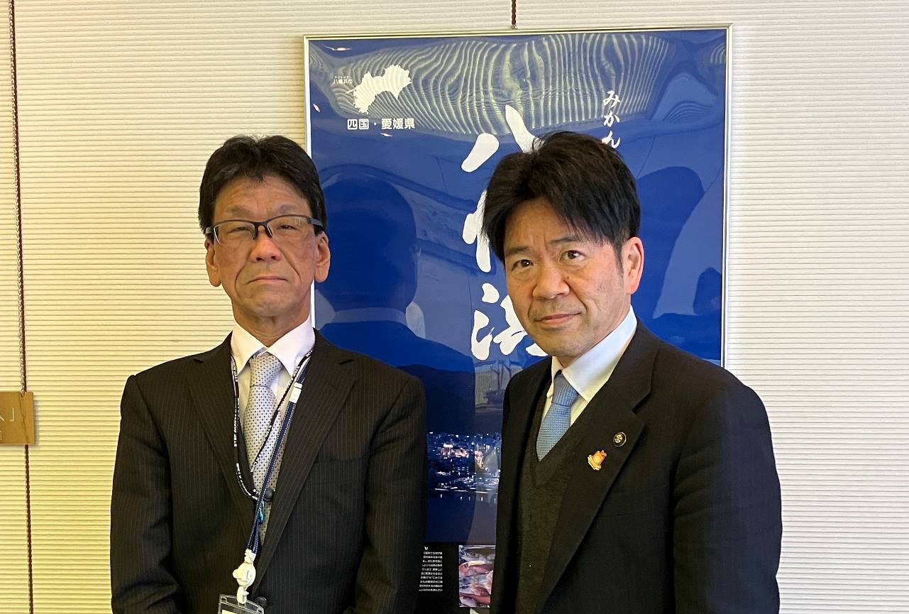 八幡浜市長との懇談写真