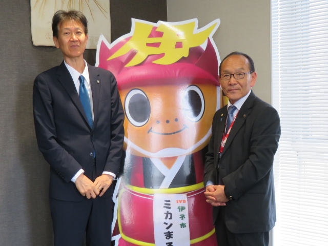 伊予市長との懇談写真