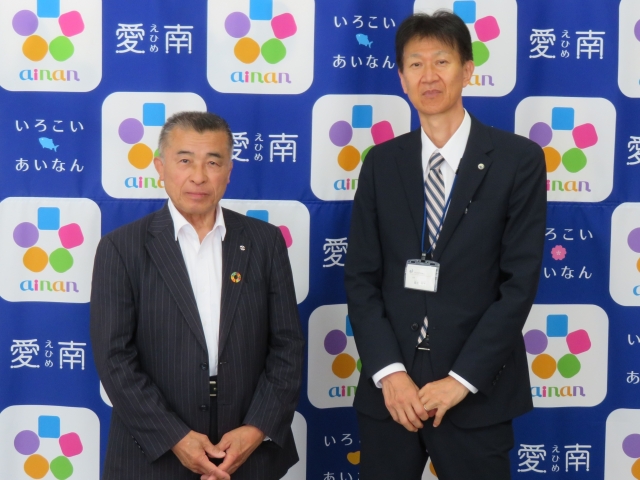 愛南町長との懇談写真