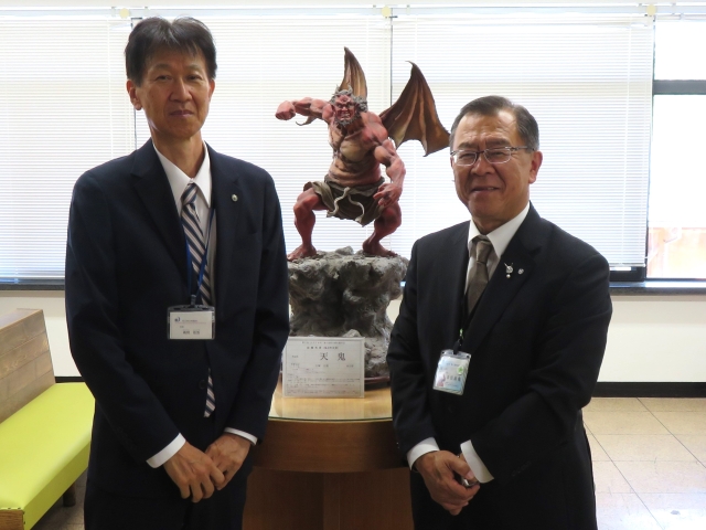鬼北町長との懇談写真