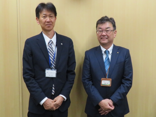 松野町長との懇談写真