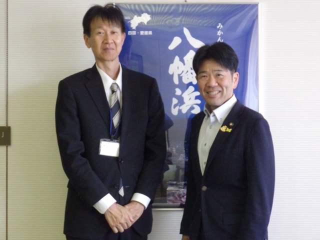 八幡浜市長との懇談写真