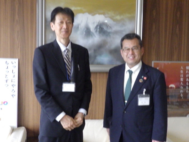 西条市長との懇談写真