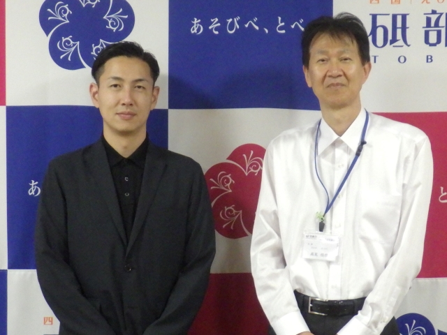 砥部町長との懇談写真