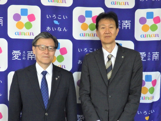 愛南町長との懇談写真