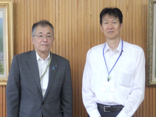 西予市長との懇談写真