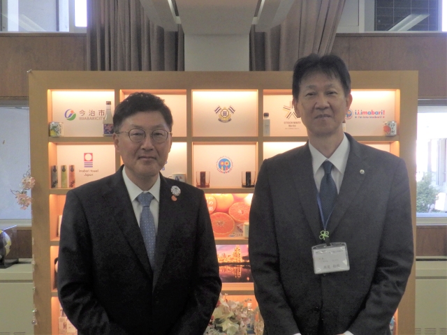 今治市長との懇談写真