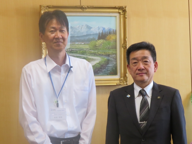 四国中央市長との懇談写真