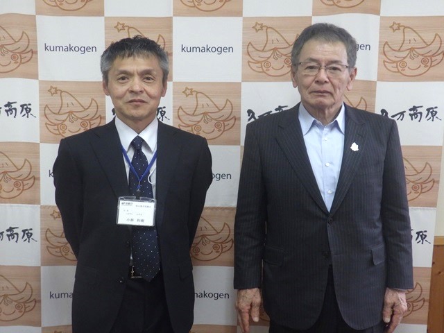 久万高原町長との懇談写真