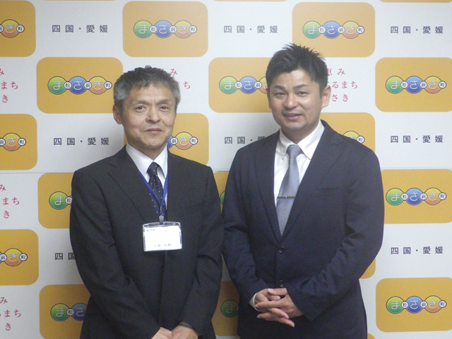 松前町長との懇談写真