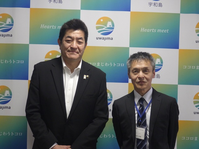 宇和島市長との懇談写真