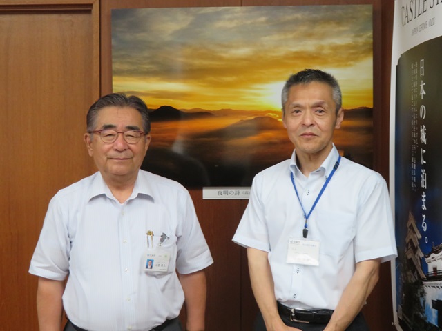 大洲市長との懇談写真