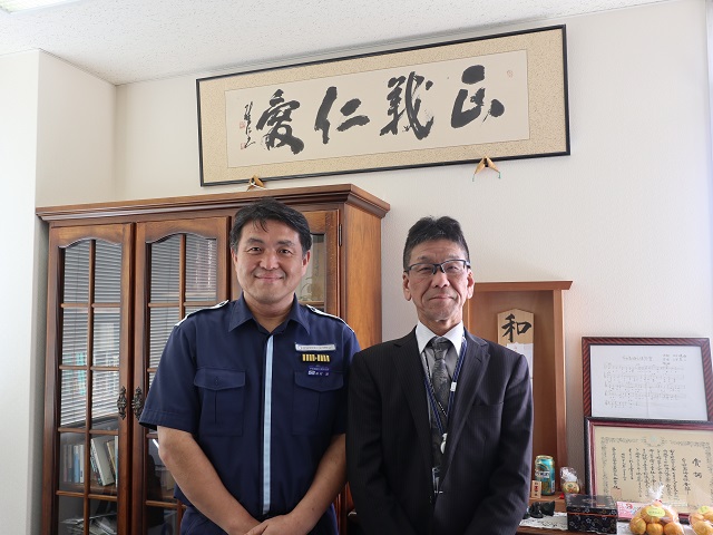 宇和島海上保安部との懇談写真