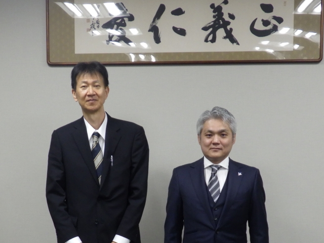 今治海上保安部長との懇談写真