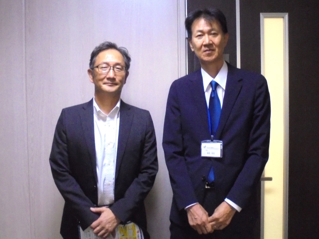四国中央テレビ代表取締役社長との懇談写真
