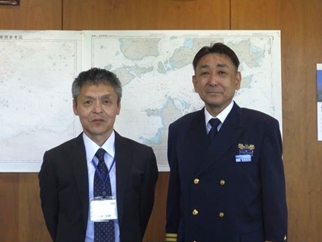 来島海峡海上交通センターとの懇談写真