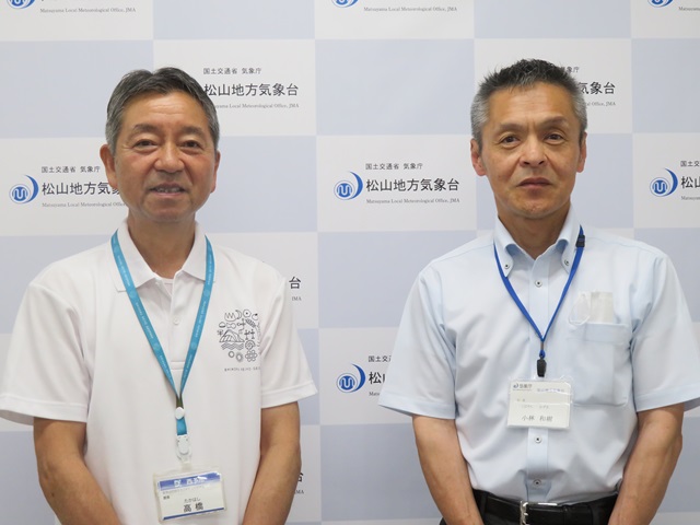 四国西予ジオミュージアム館長との懇談写真