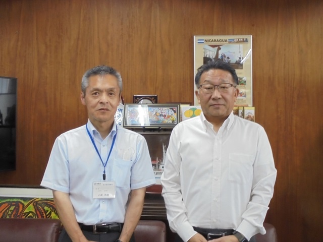 愛媛県教育長との懇談写真