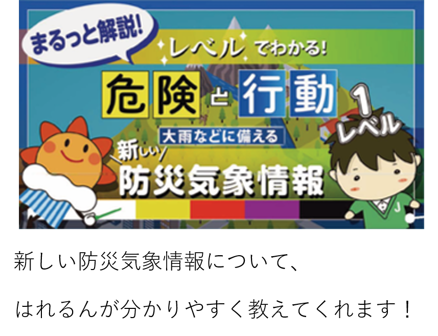レベルで分かる！危険と行動