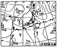 梅雨の天気図